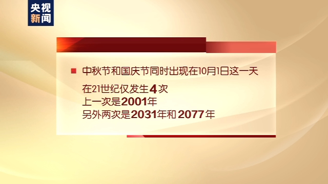 中秋与国庆同一天多少年一次_国庆中秋一天年假多少天_国庆中秋一天年假几天